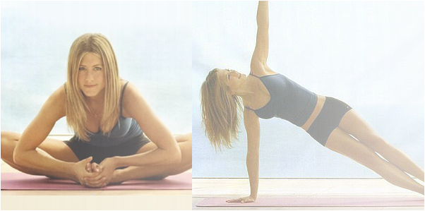 Vanessa Hudgens - Jennifer Aniston Yoga (602x299), Png Download
