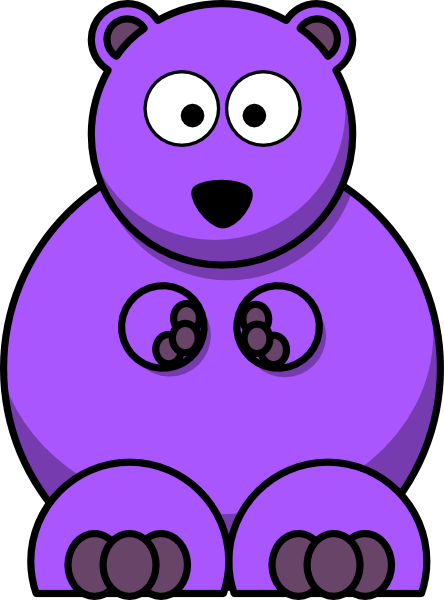 Purple Bear Clip Art - Cafepress Beaver Framed Tile (444x600), Png Download