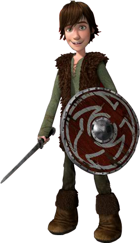 Hiccup Transparent Sword And Shield - Train Your Dragon Hiccup (320x504), Png Download