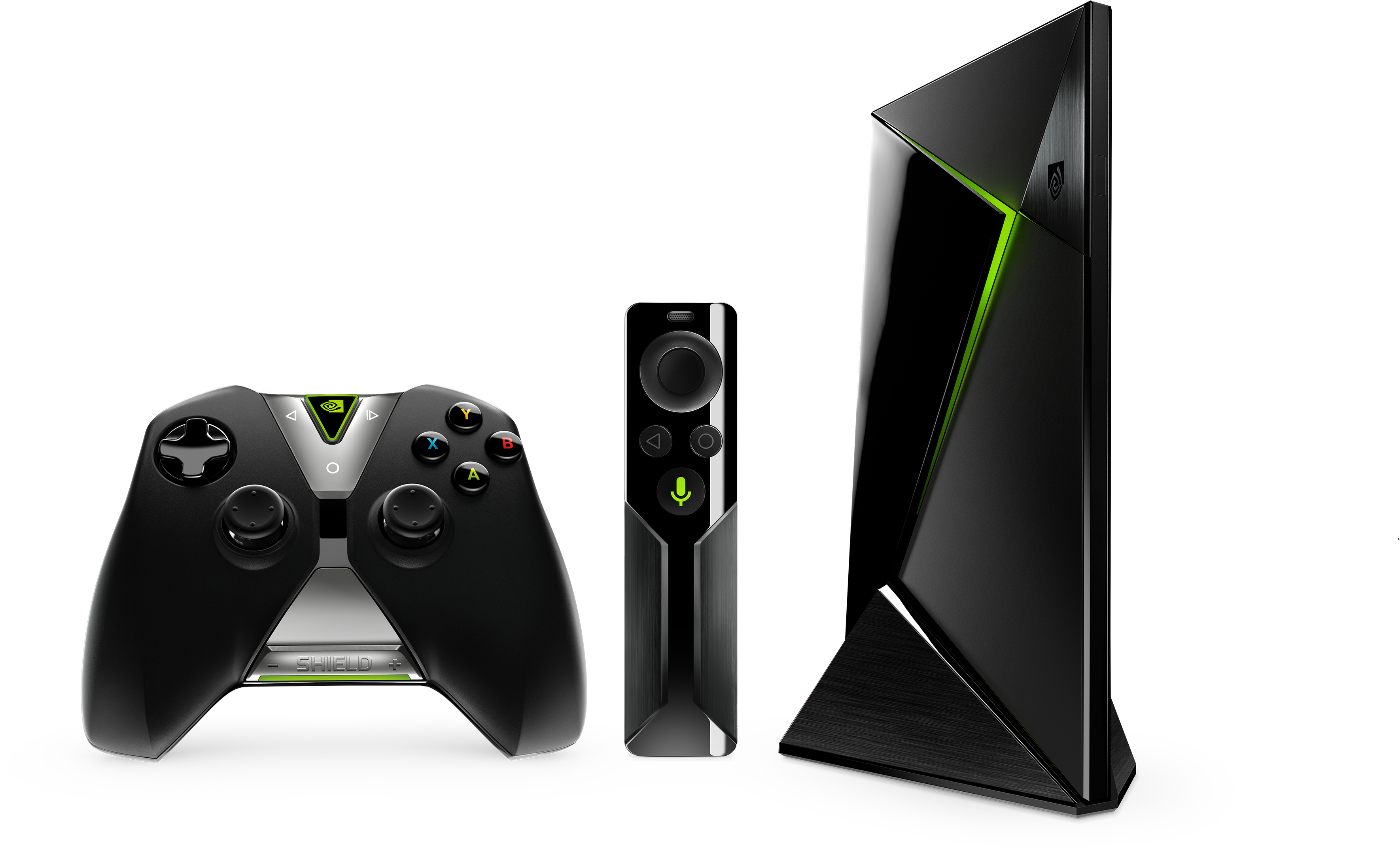 Navigation Of Menus Is A Breeze With The Included Shield - Nvidia Shield Media Streaming Console (3840x2560), Png Download