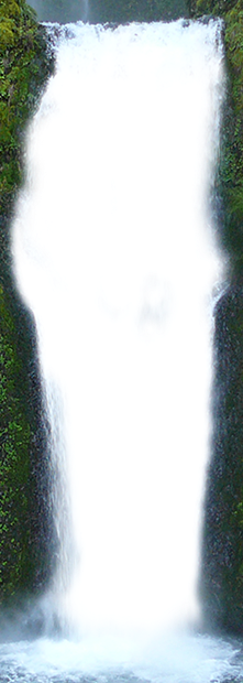 Duplicate The Layer To New Document > Crop It > Save - Waterfall Animated Gif Png (221x620), Png Download