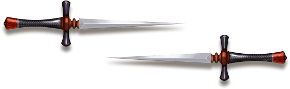 Weapon Stilettos - Shadow Fight 2 Weapons Sai (778x302), Png Download