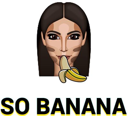 Banana Kardashian Kim Kkw Банан Кардашьян Кардашян (618x618), Png Download