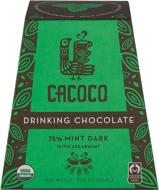 75% Mint Dark Chocolate - Tap4 Mein Grünes / Wiesen Edel Weisse (513x613), Png Download