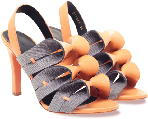 Nine West Golden Stilettos - Stiletto Heel (500x500), Png Download