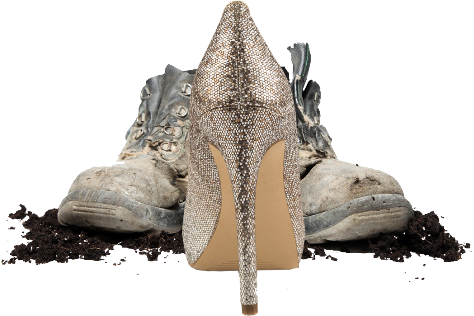 Steel Toes & Stilettos Gala - Guess Footwear Women's Hotspottn - Silver Multi Texture (1024x676), Png Download