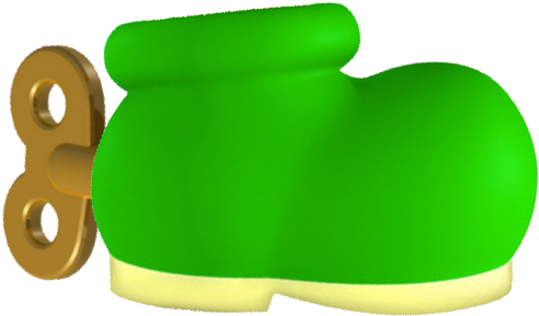 Goomba's Shoe Mario - Super Mario Goomba Shoe (498x293), Png Download