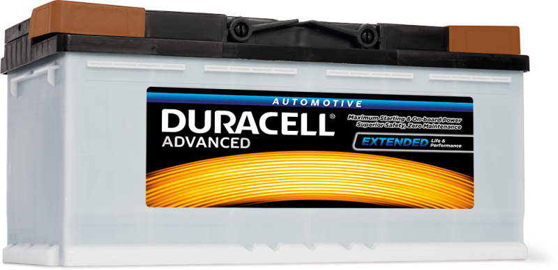Duracell Advanced - Duracell 12 Volt 63 Ah Auto Accu Bda 63h (800x388), Png Download