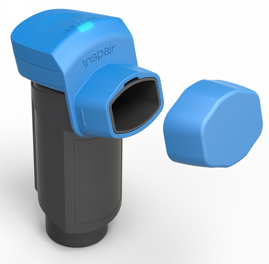 Inspair Connected Inhaler - Rubber Stamp (901x886), Png Download