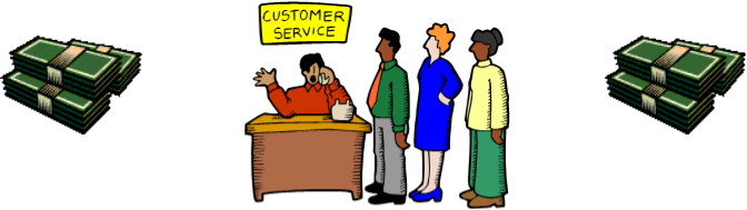 Fiscal Services Payroll Staff Process All Employee - Waiting For Customer Service (672x189), Png Download