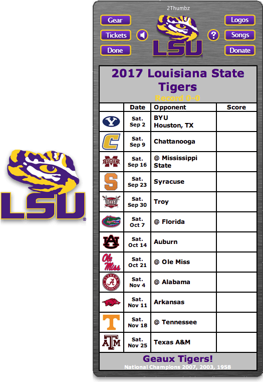 Pin By Rio Mac Apps Widgets Wallpapers On Lsu Tigers - Lsu Tigers Official Ncaa 11 Inch X 17 Inch Car Window (531x760), Png Download