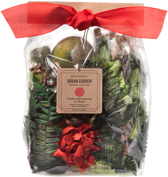 Aromatique Tag Image - Aromatique Fresh Geranium & Mint Potpourri 9 Oz (614x680), Png Download