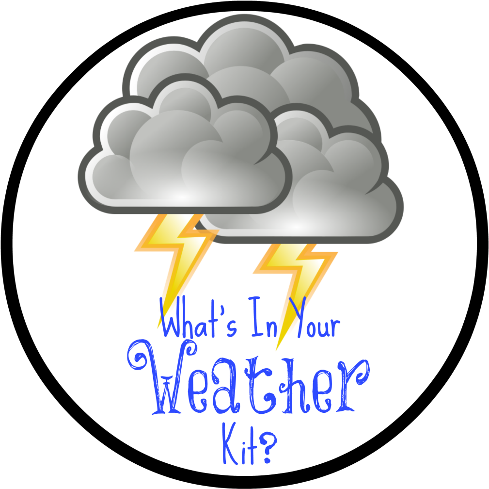 What's In My Weather Kit With Duracell Coppertop Batteries - Weather Symbols (1024x1024), Png Download