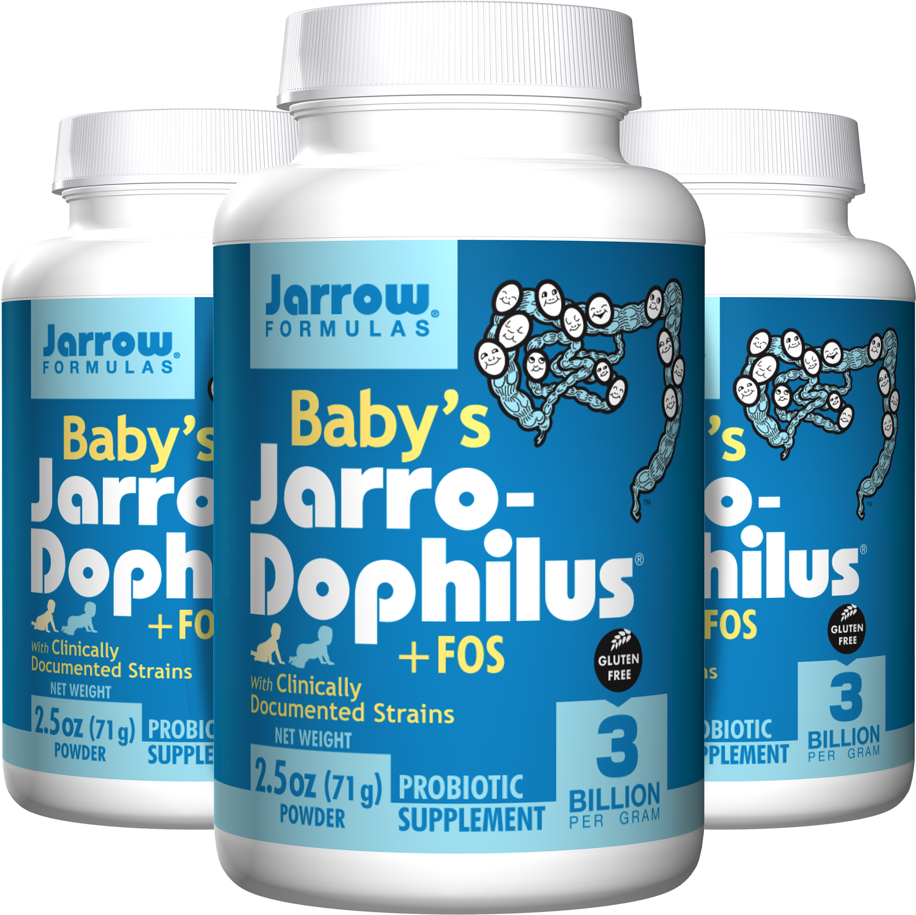 Baby Jarro Dophilus - Jarrow Baby's Jarro-dophilus Powder - 2.5 Oz (1920x1920), Png Download