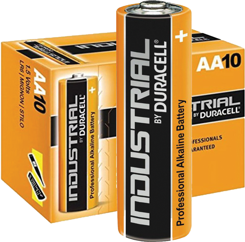 1286-duracell - Duracell Industrial Aa Batteries (800x800), Png Download