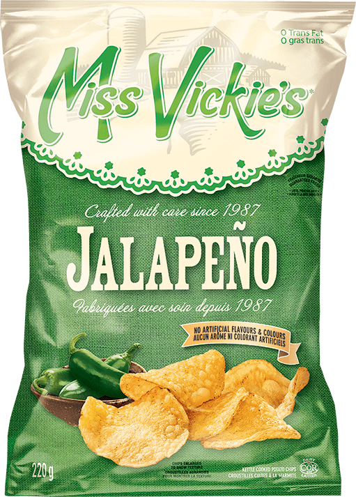 Miss Vickie's® Jalapeño Kettle Cooked Potato Chips - Miss Vickie's Jalapeno Kettle Cooked Potato Chips (511x713), Png Download