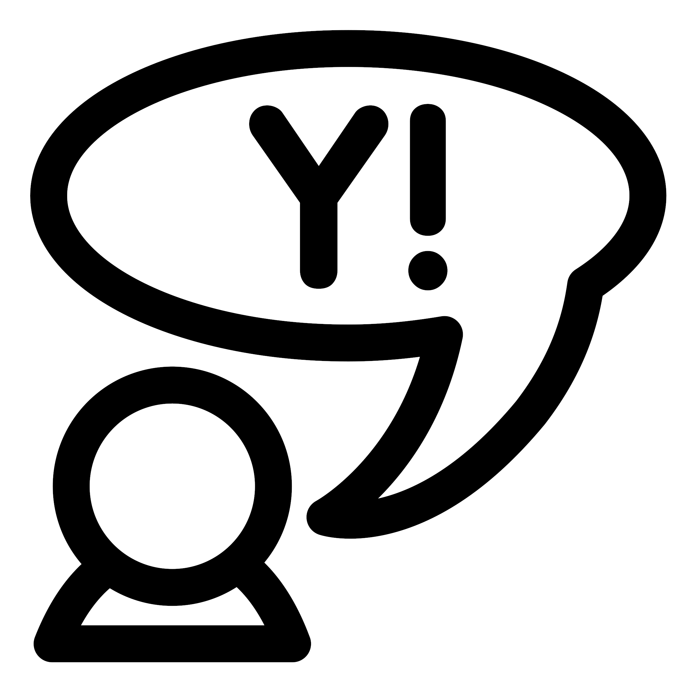 This Free Icons Png Design Of Mono Yahoo Protocol (2400x2400), Png Download
