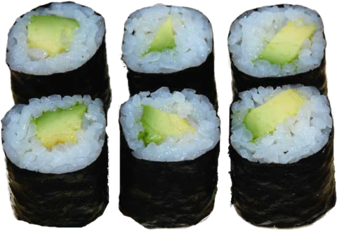 Transparent Photo Of Sushi (500x335), Png Download