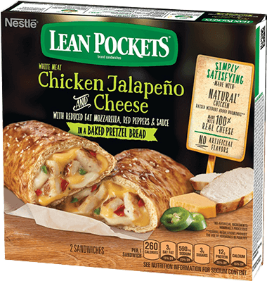 Chicken Jalapeño &amp - Chicken And Broccoli Hot Pocket (516x516), Png Download