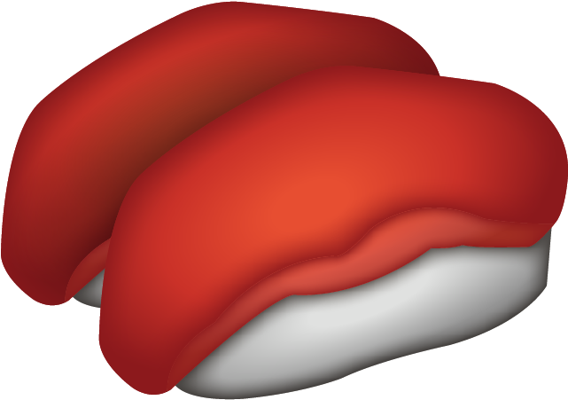 Download Ai File - Emojis Sushi (640x640), Png Download