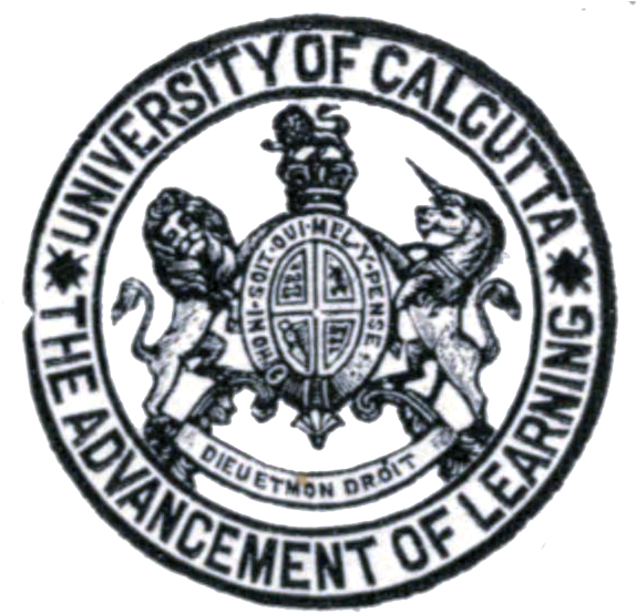 Logo Of Calcutta University - Calcutta University Logo (573x563), Png Download