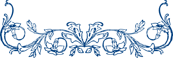 Flower Border Clip Art - Floral Clip Art (600x204), Png Download