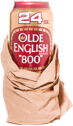 Png Transparent 40 Oz 800 Transparent Blog Net Art - Olde English 800 Malt Liquor - 1 Pt Can (380x573), Png Download