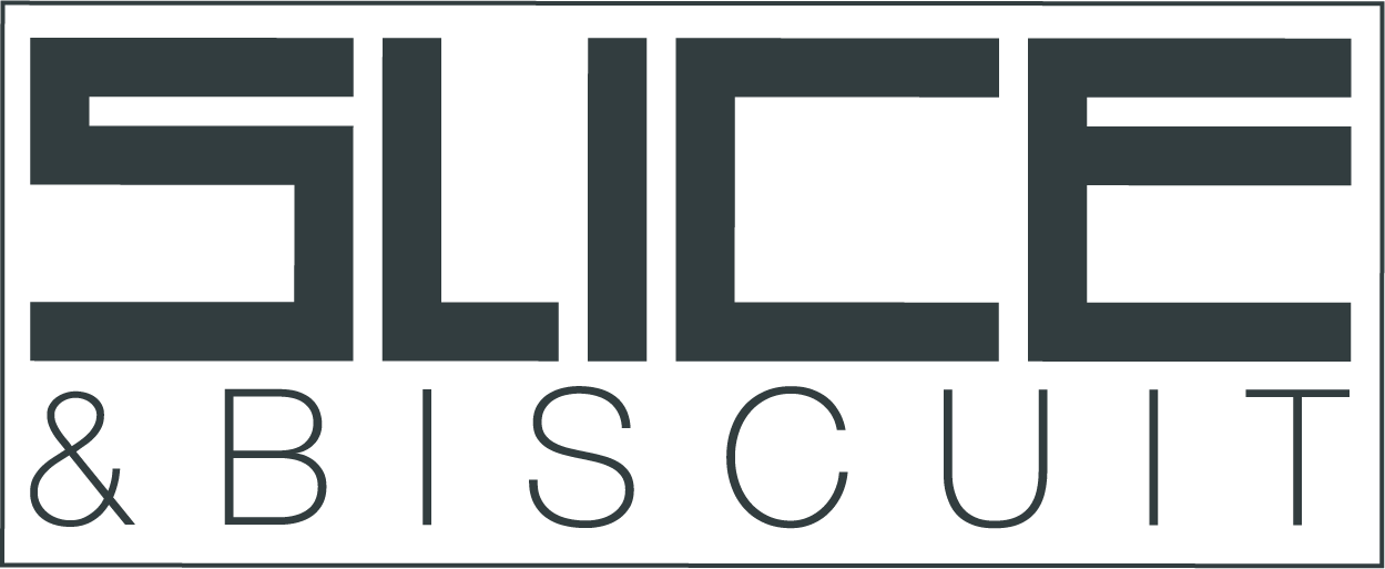 Slice And Biscuit Logo - Logo (1249x513), Png Download