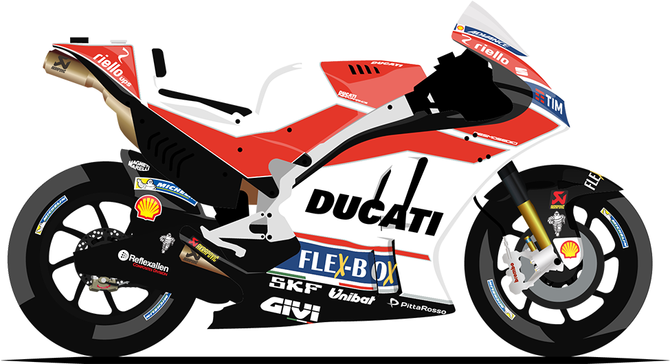 2018 Ducati Bike - Ducati (1000x554), Png Download