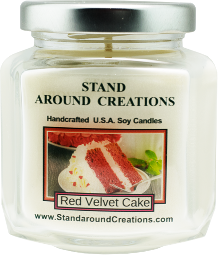Red Velvet Cake Hex 6-oz - Stand Around Creations Hot Cocoa Hex 6-oz. (450x527), Png Download
