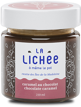 Caramel Au Chocolat - Lichée (360x376), Png Download