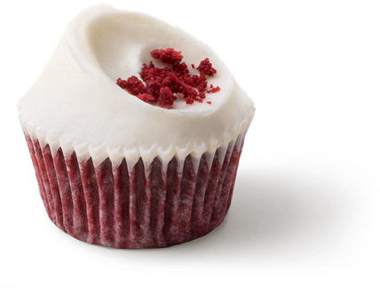 Kute Red Velvet Cupcake - Red Velvet Cake (610x469), Png Download