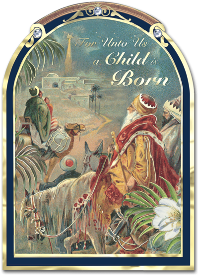 Wise Men Boxed Holiday Cards - Guided By Angels Card (600x600), Png Download