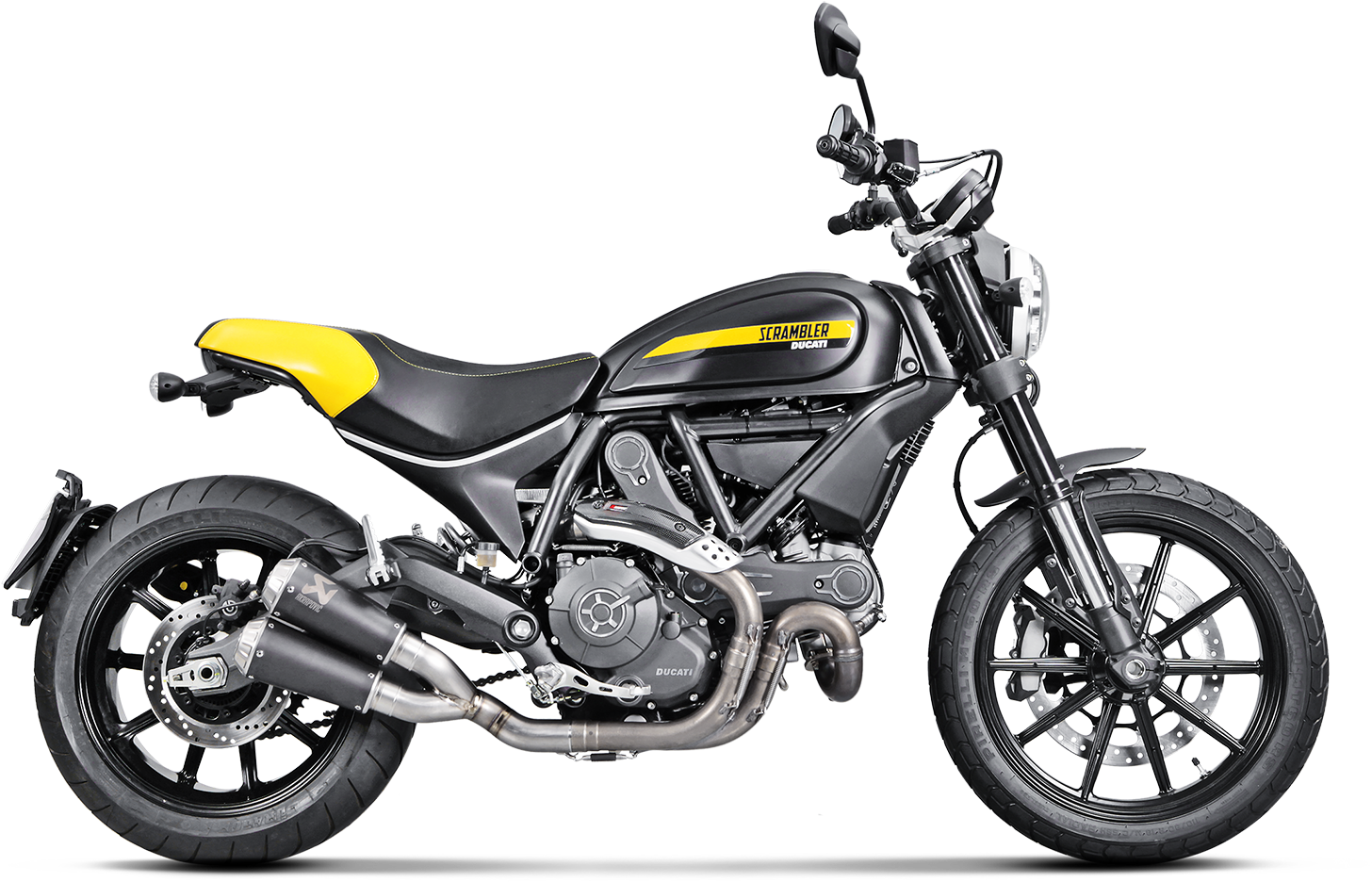Ducati Scrambler Café Racer Slip-on Line (1600x1200), Png Download