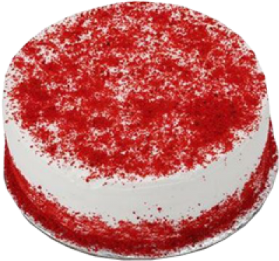 Red Velvet Fresh Cream Cake (500x500), Png Download