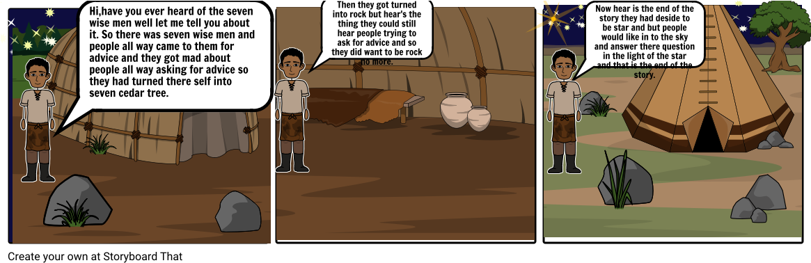 Seven Wise Men - Cartoon (1164x385), Png Download