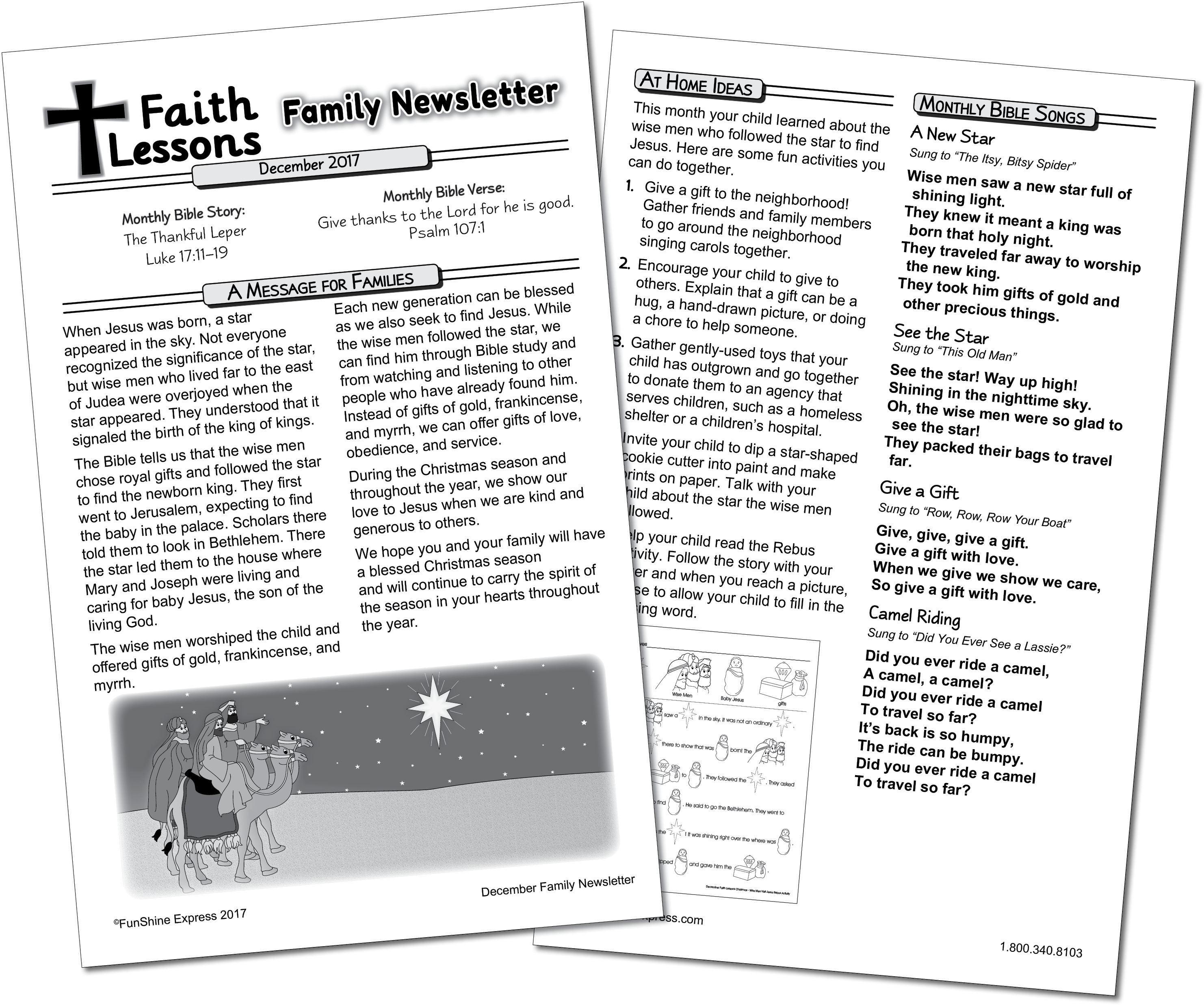 Wise Men Visit Jesus - Paper (3301x2550), Png Download