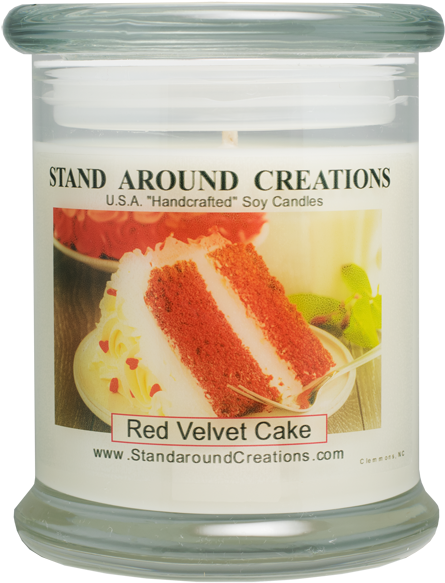 Red Velvet Cake Status 12-oz - Stand Around Creations Premium 100% Soy Candle - 12 (450x591), Png Download