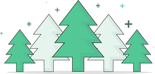 Our Solution Is Good For The Environment - Christmas Tree (500x241), Png Download