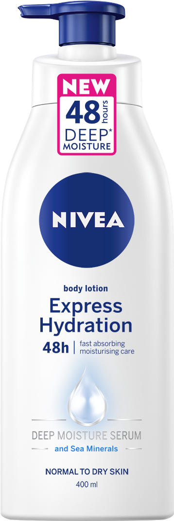 Nivea Express Body Lotion (1010x1180), Png Download