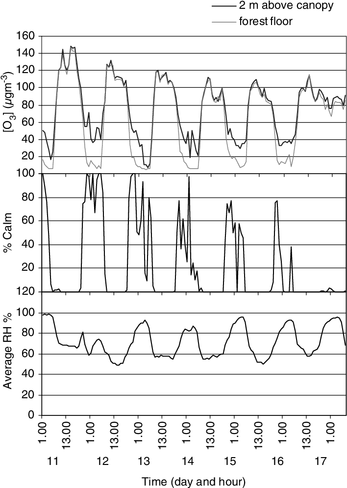 Daily Variation Of O 3 Concentration 2 M Above The - Number (717x1002), Png Download