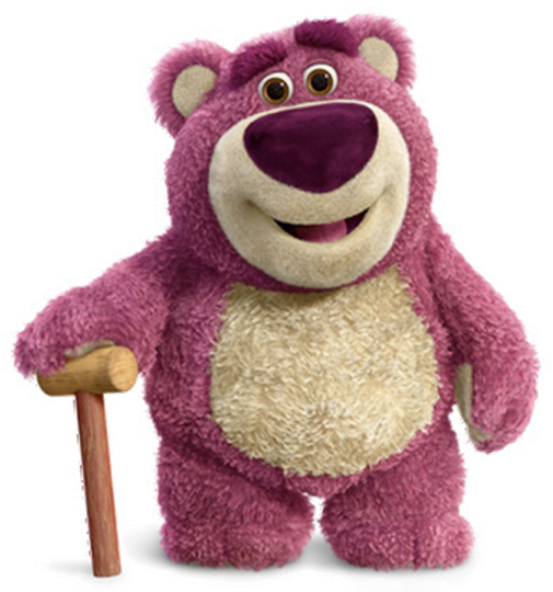 Lots O' Huggin' Bear - Lotso From Toy Story (540x563), Png Download
