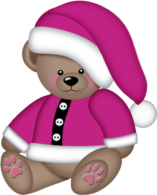 ○‿✿⁀ Sᗩntᗩ ‿✿⁀○ - Ositos Navideños (550x800), Png Download