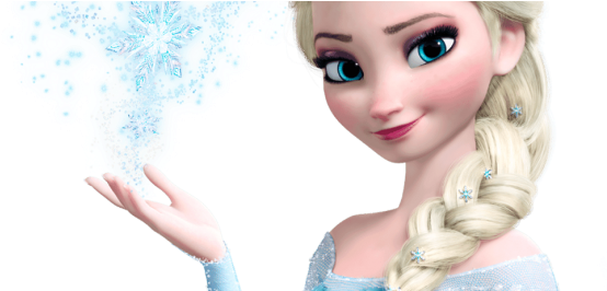 Elsa Frozen Disney - Reine Des Neiges .png (575x265), Png Download