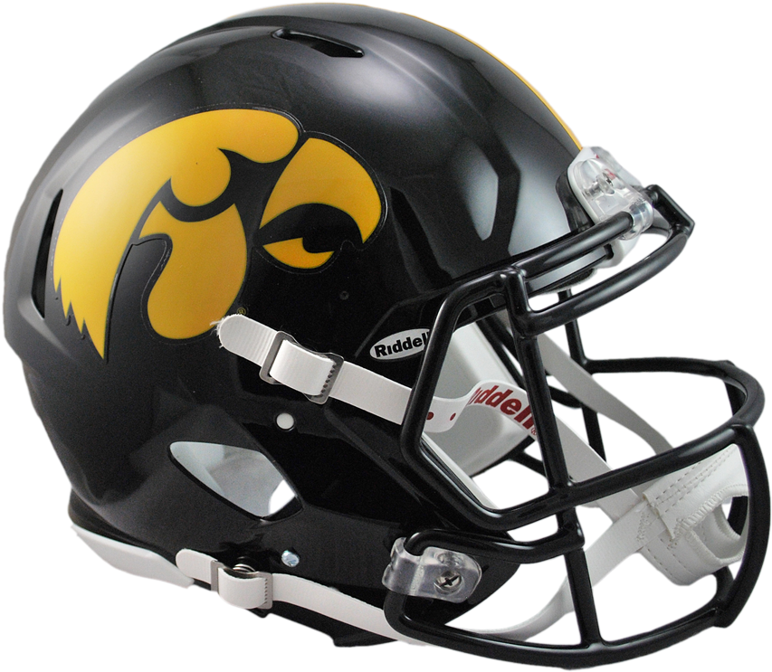 Iowa Revolution Speed Authentic Helmet - Iowa Helmet (475x429), Png Download