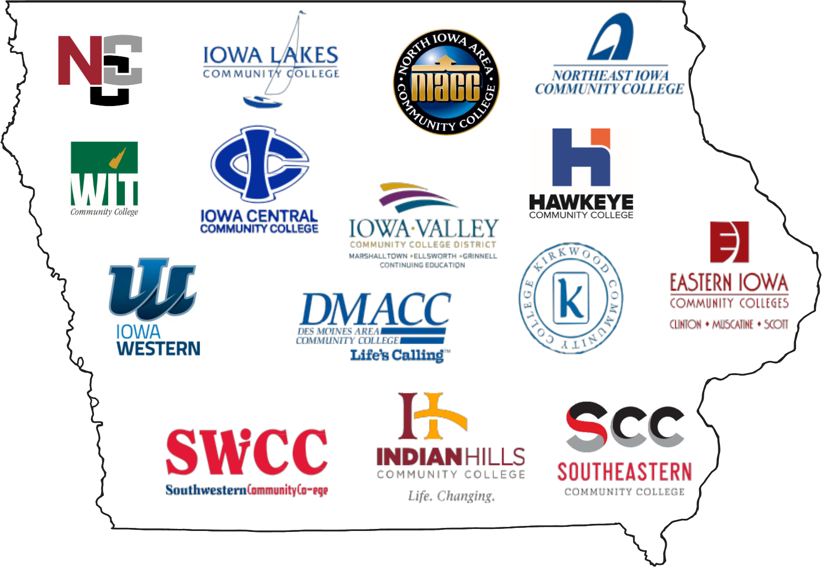Iowa Colleges - Southwestern Community College (1619x1117), Png Download