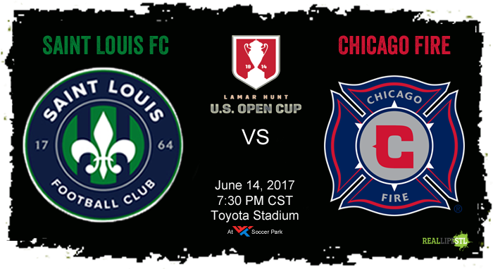 St Louis Fc Hosts The Chicago Fire In The Fourth Round - Saint Louis Fc (706x381), Png Download