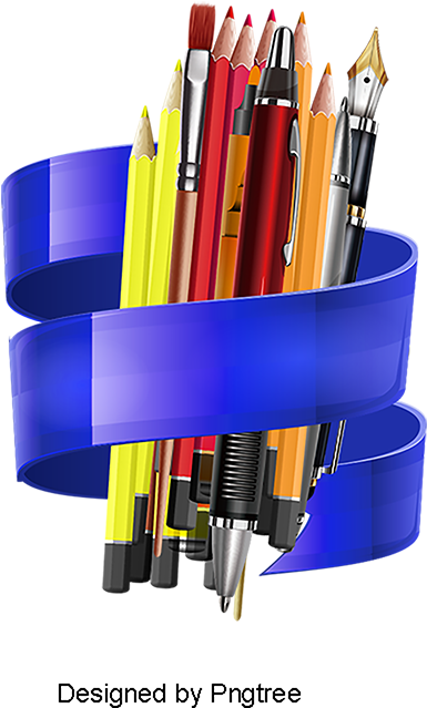 Stationery Vector Material, Stationery, School Supplies, - Portable Network Graphics (800x800), Png Download