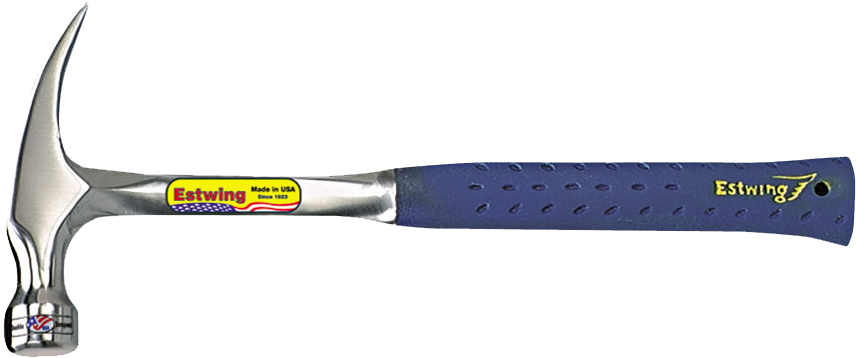 Estwing Ripping Claw Hammers - Glyby E3-16s 16 Oz Straight Claw Hammer With Smooth (900x900), Png Download
