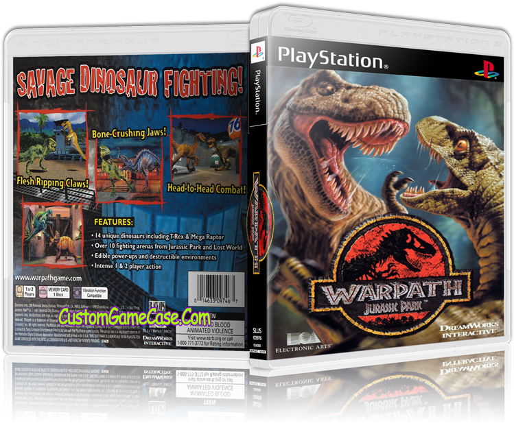 Jurassic Park Warpath - Jurassic Park Warpath [playstation Game] (800x631), Png Download